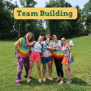 Pop Up Camp Page Team Building