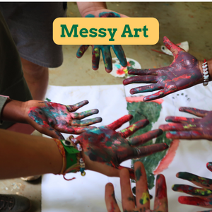 Pop Up Camp Messy Art 2023